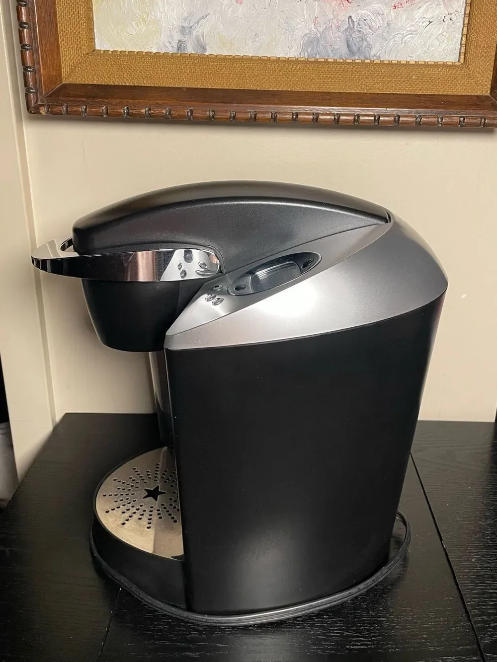 Keurig K60 Classic Digital Single-Serve Coffee Maker - Black with Silver Accents